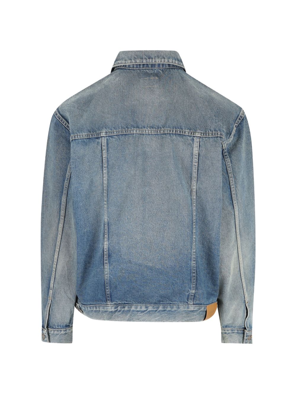 Saint Laurent Coats Blue Cotton