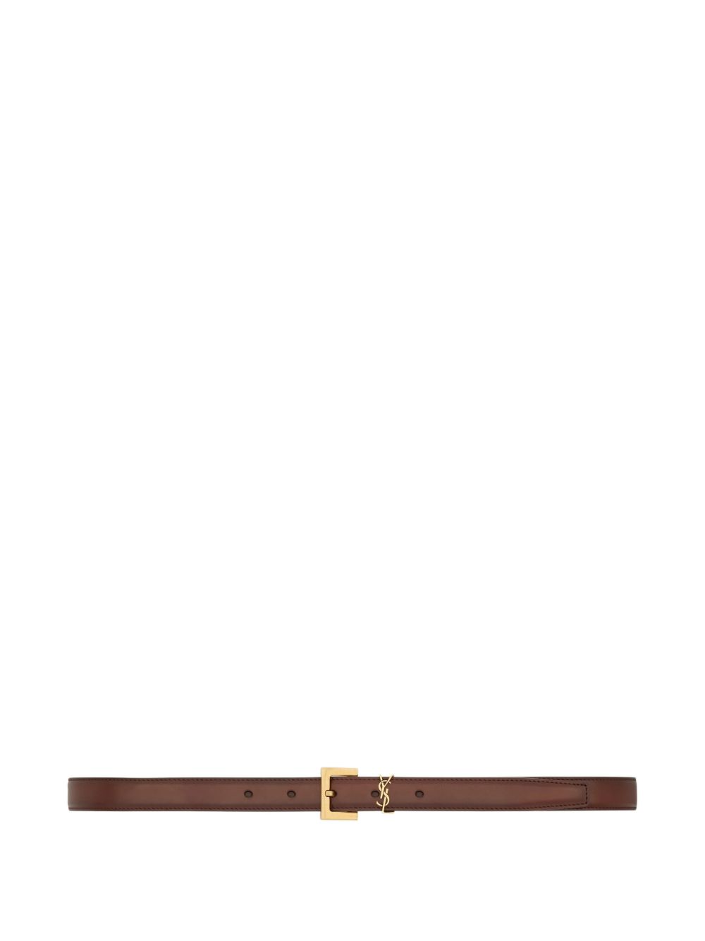 Saint Laurent Belts Bordeaux Leather 100 %