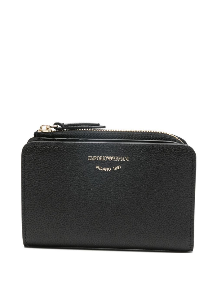 Emporio Armani Wallets Black Bovine Leather