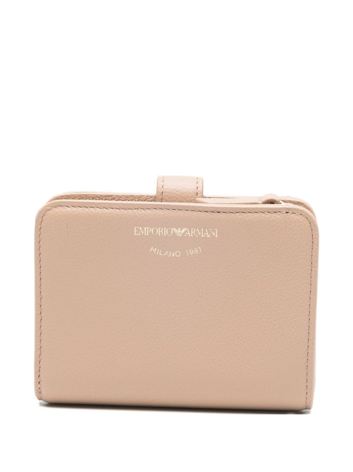 Emporio Armani Wallets Beige Bovine Leather
