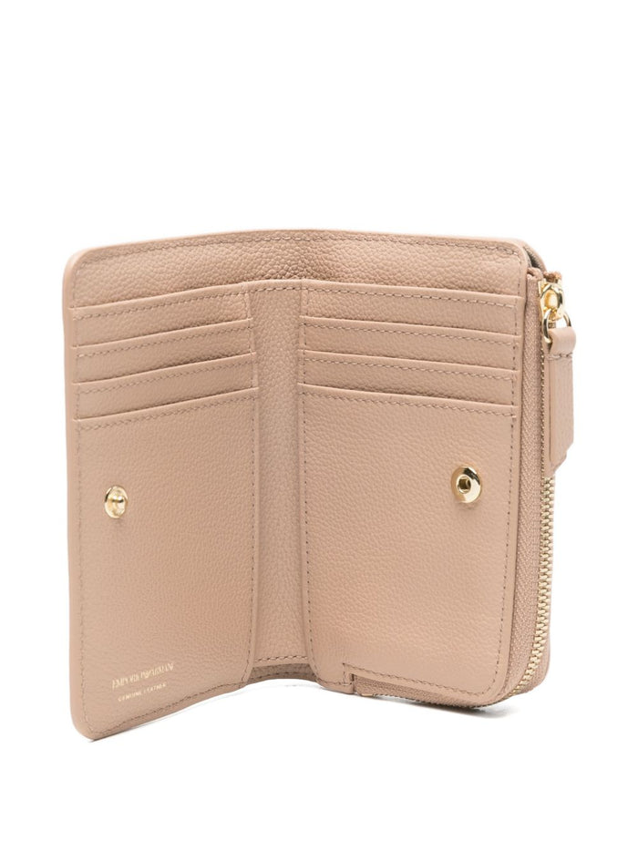 Emporio Armani Wallets Beige Bovine Leather