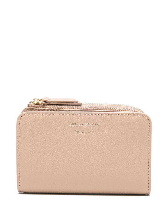 Emporio Armani Wallets Beige Bovine Leather