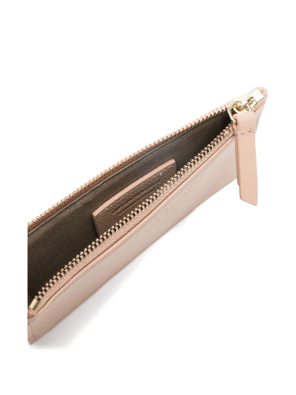 Emporio Armani Wallets Beige Calf Leather