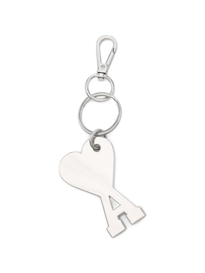 Ami Paris Keychains Silver Metal