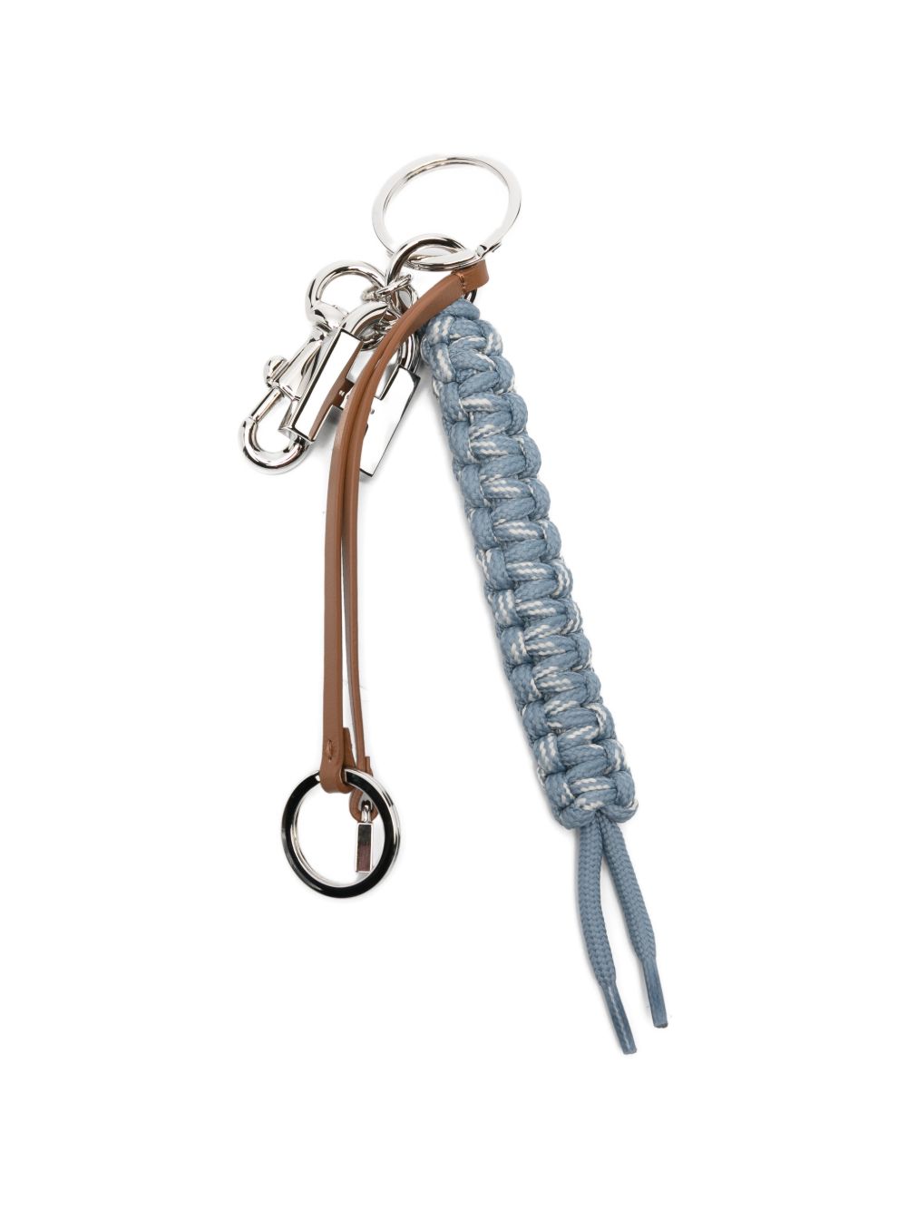 Hogan Keychains Black Calf Leather