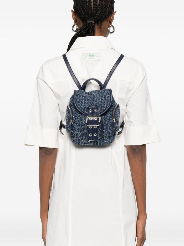 GANNI Bags Blue Organic Cotton