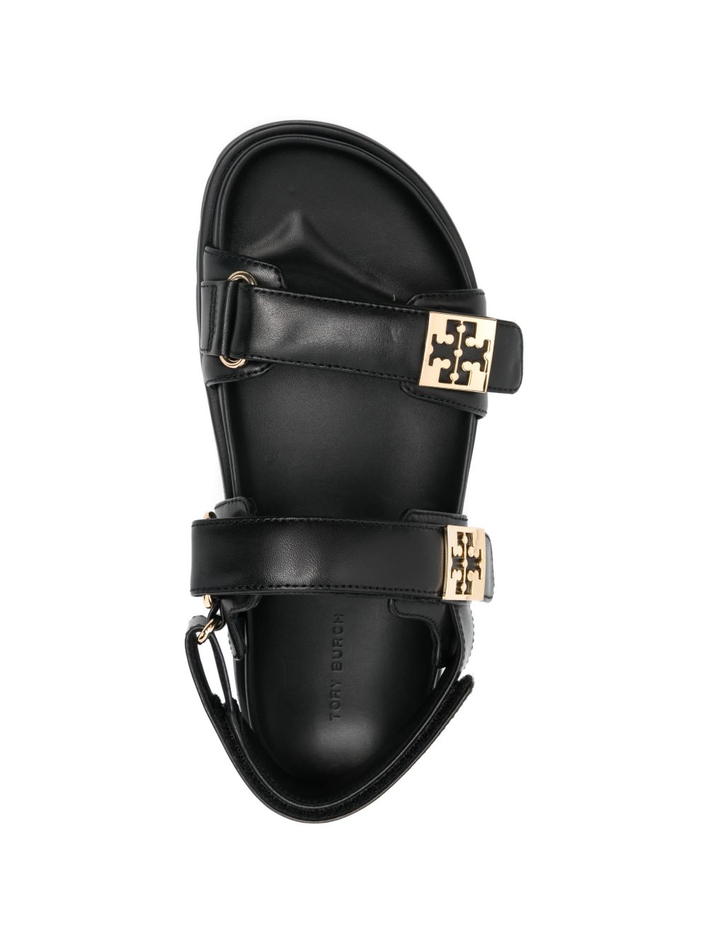 Tory Burch Sandals Black Calf Leather