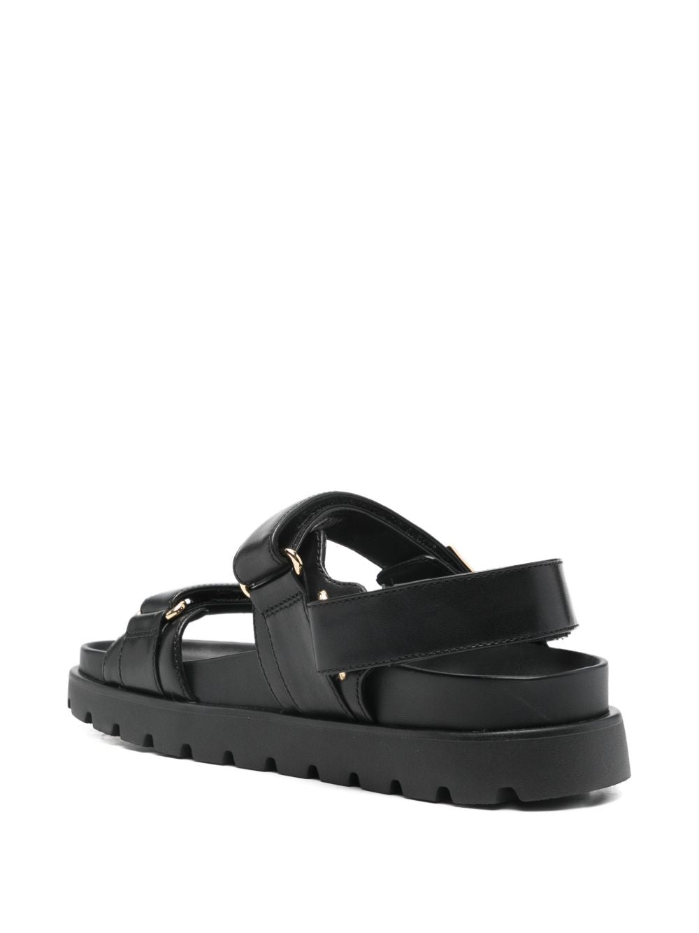 Tory Burch Sandals Black Calf Leather