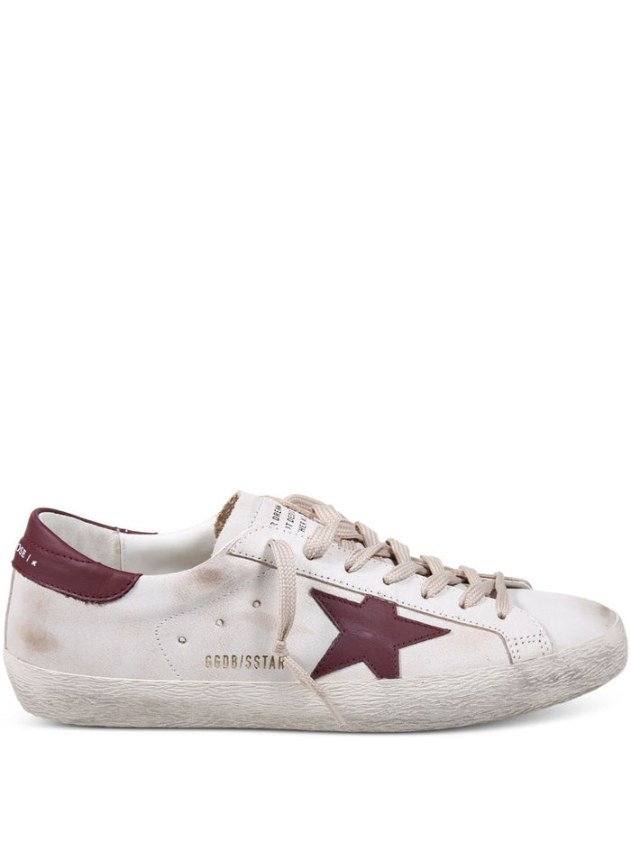 Golden Goose Sneakers Red Calf Leather