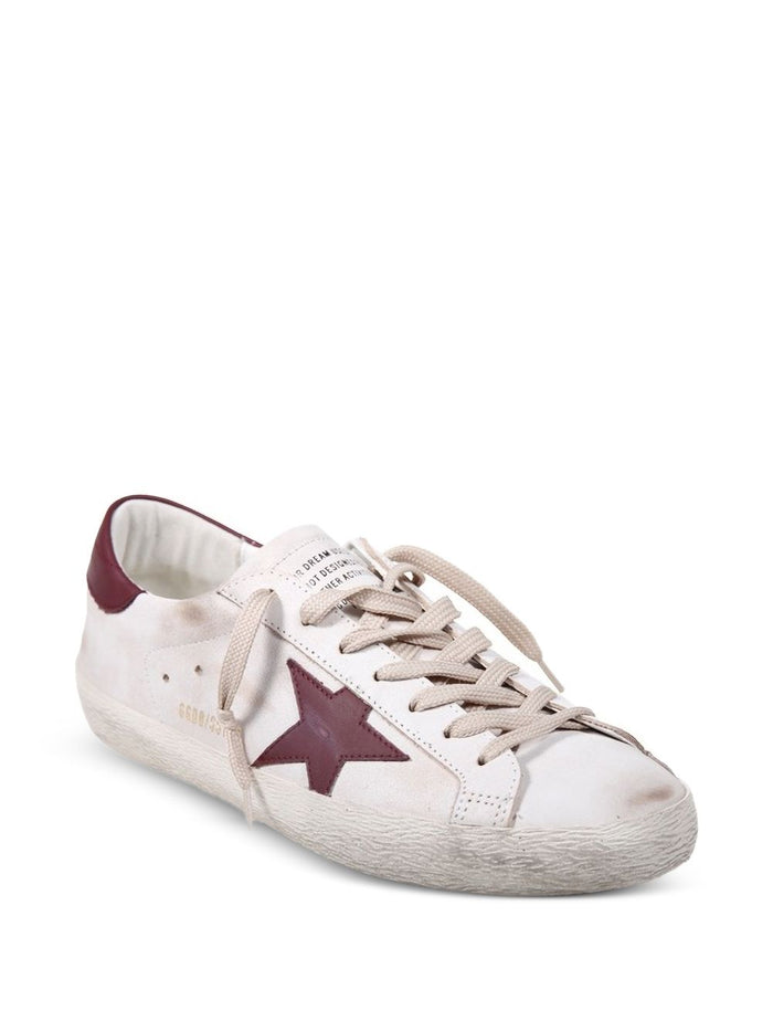 Golden Goose Sneakers Red Calf Leather
