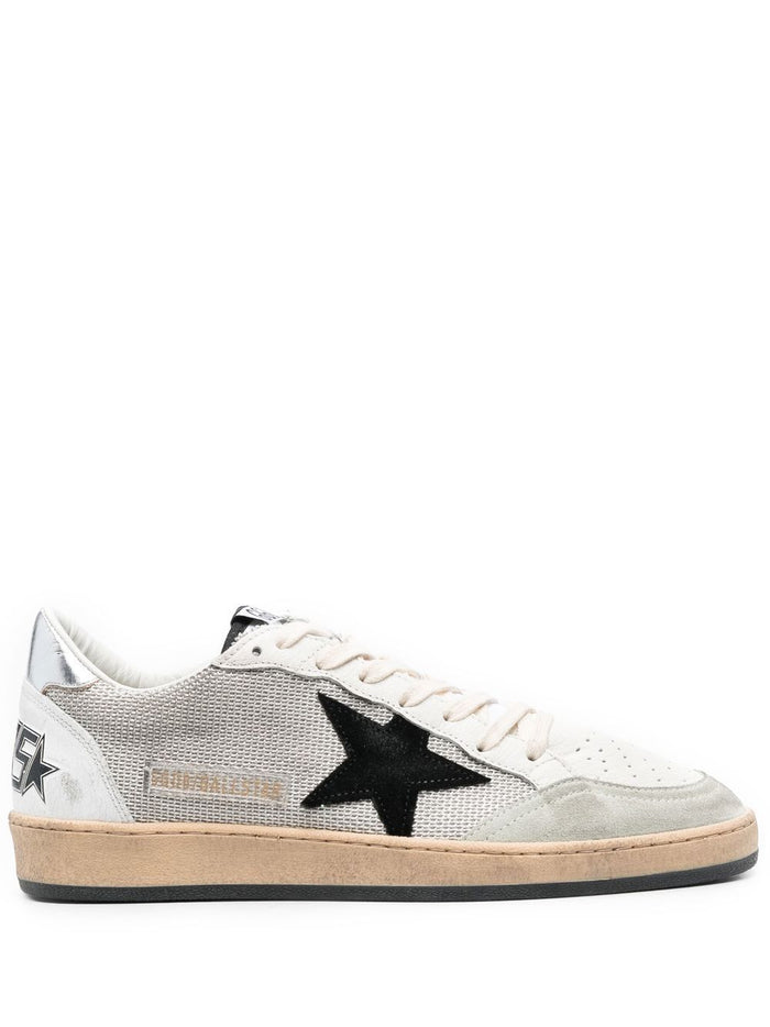Golden Goose Sneakers Grey Calf Leather