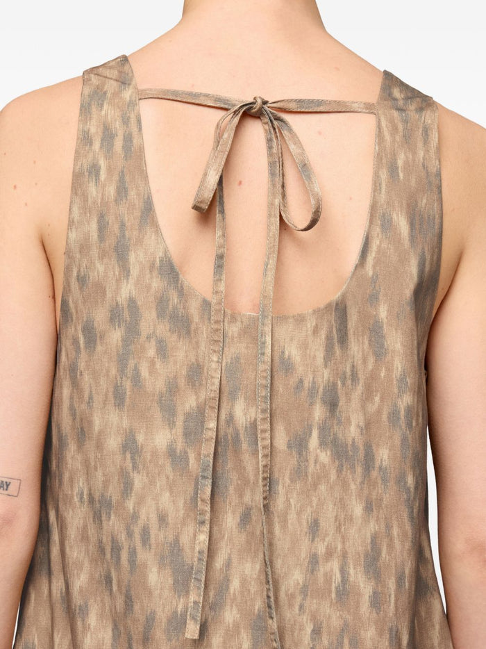 Ganni Dresses Beige Elastane