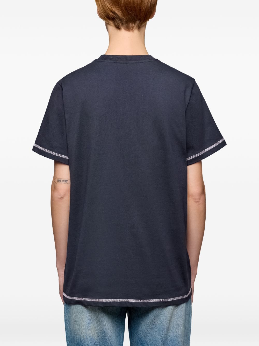 GANNI T-shirts and Polos Black Organic Cotton