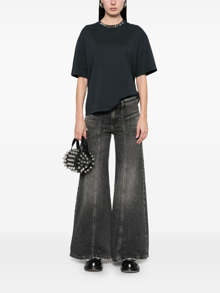 Golden Goose T-shirts and Polos Black Cotton