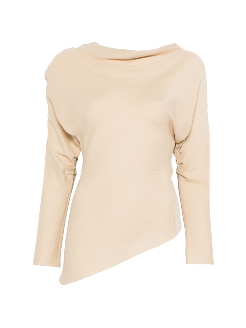 Cortana Top Beige Silk