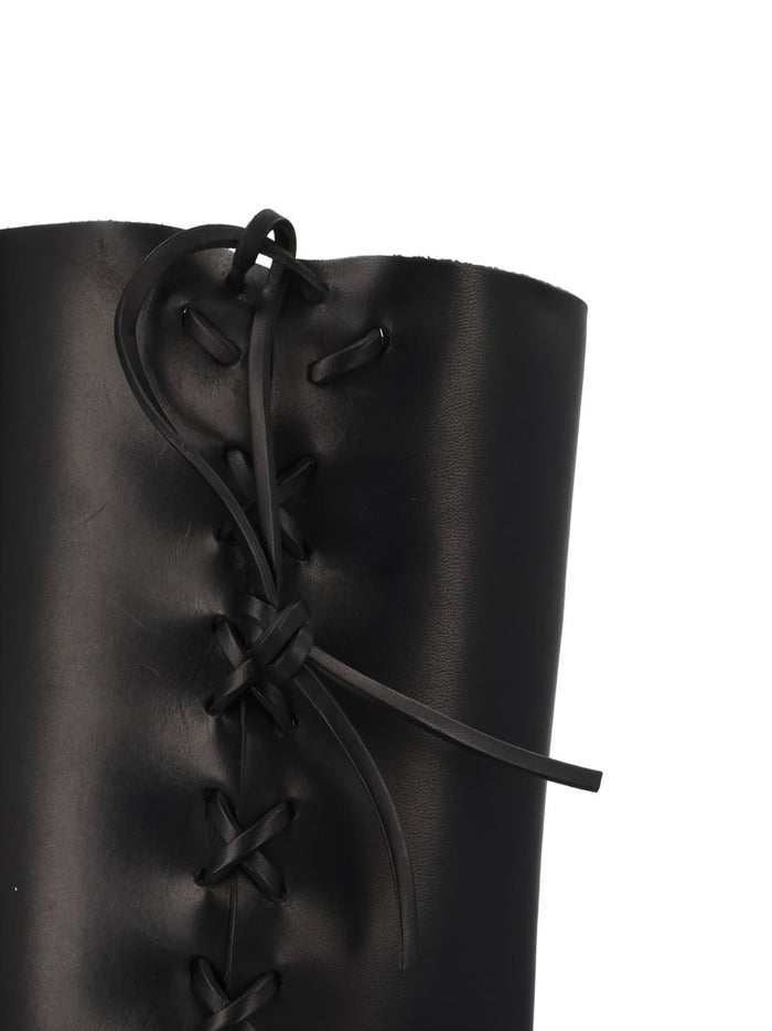 Paris Texas Boots Black Leather