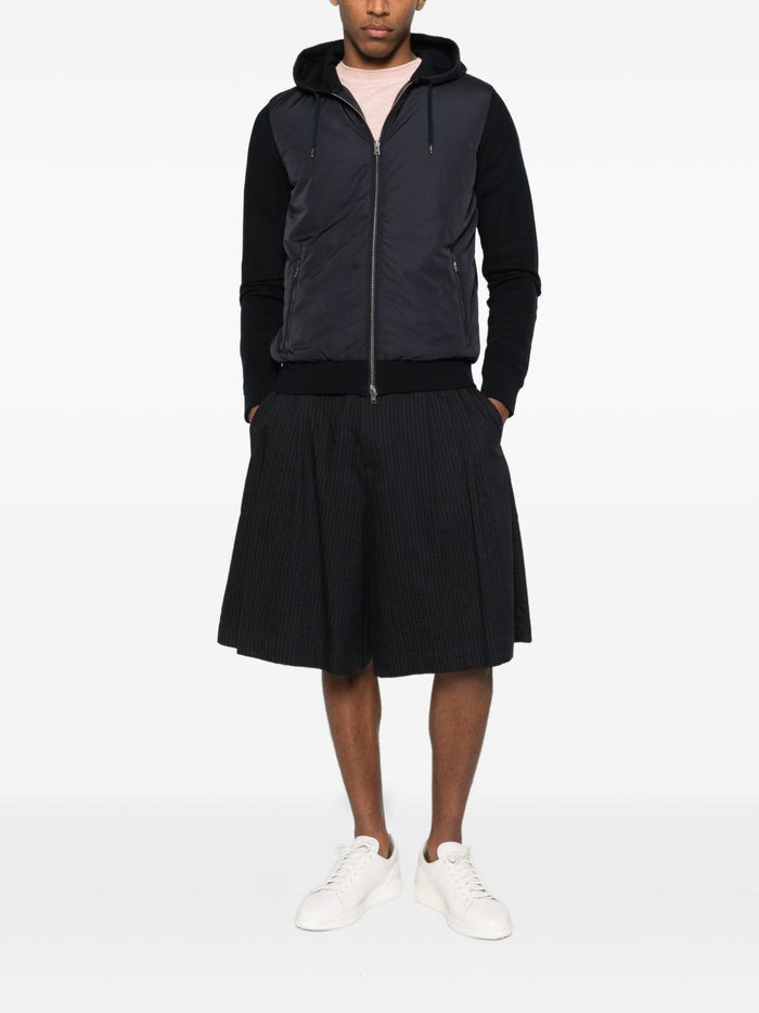 Herno Coats Blue Cotton