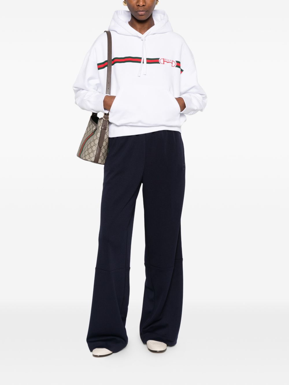 Gucci Trousers Blue Polyester