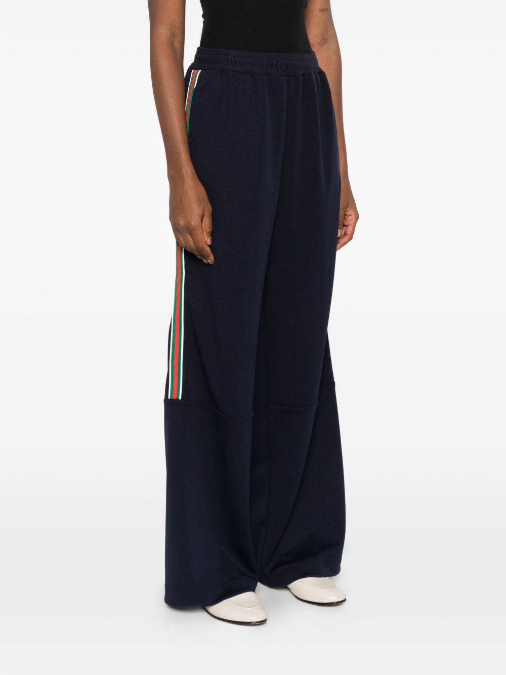 Gucci Trousers Blue Polyester