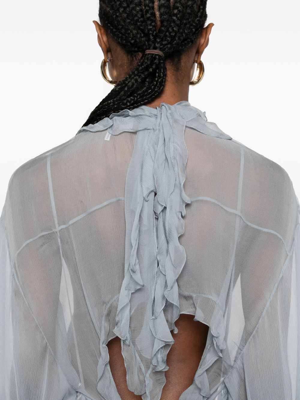 Chloè Dresses Clear Blue Silk