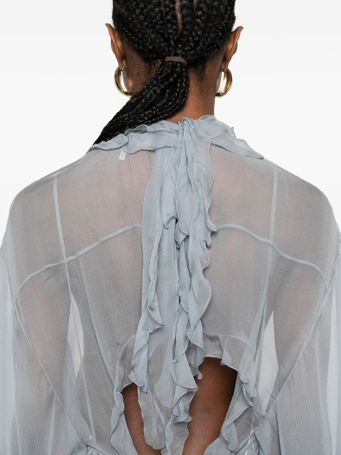Chloè Dresses Clear Blue Silk