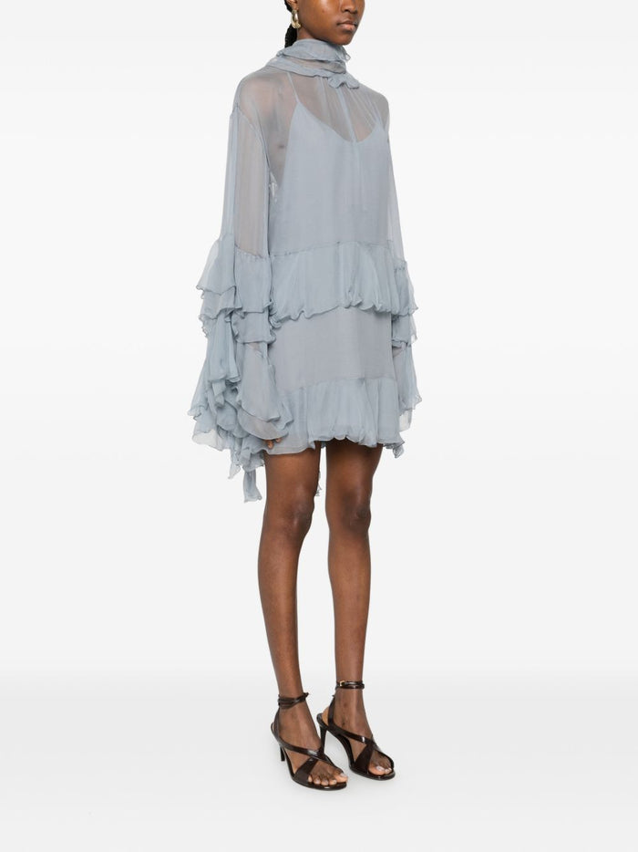 Chloè Dresses Clear Blue Silk