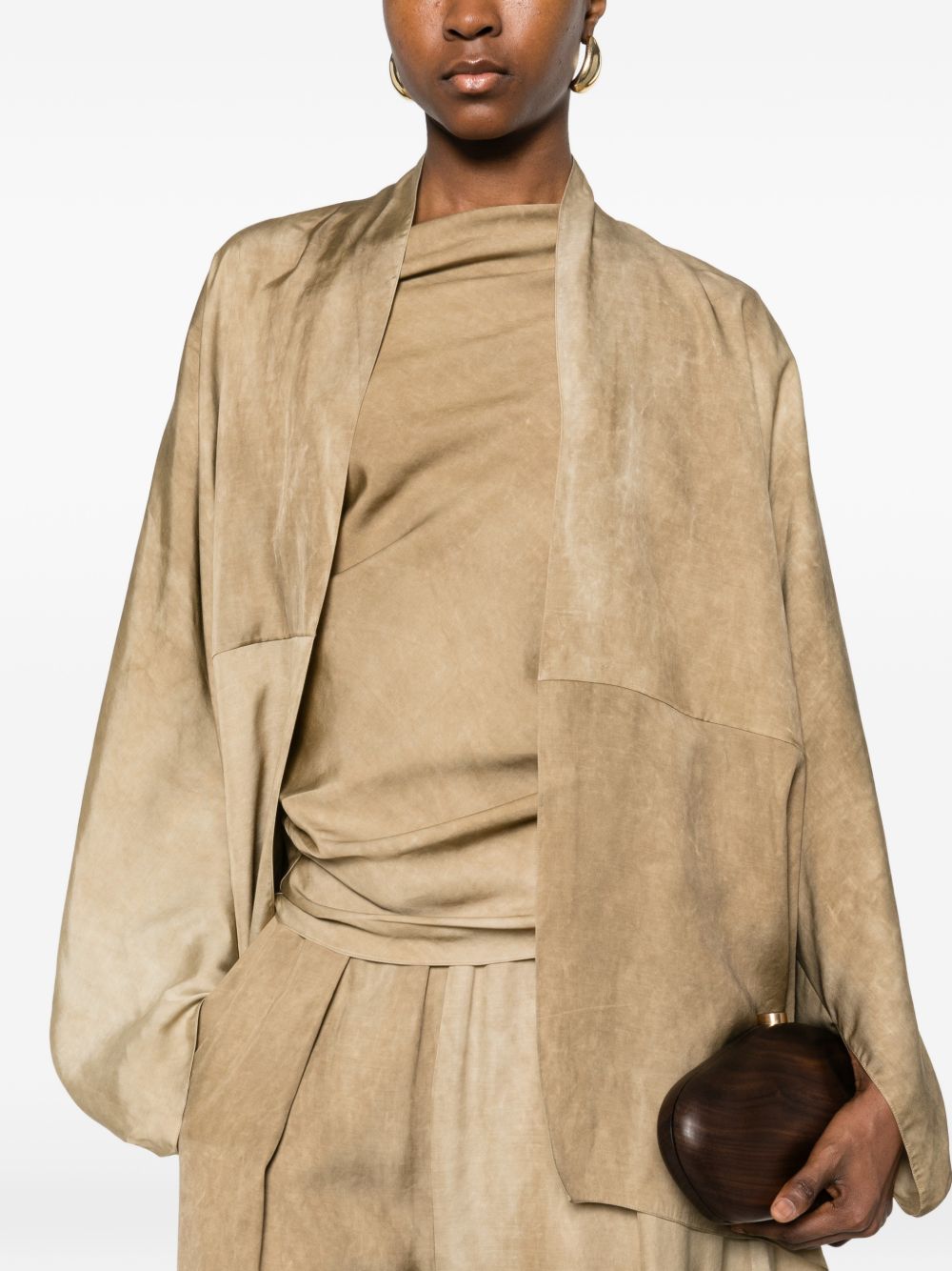 Cortana Jackets Brown Lyocel Modal