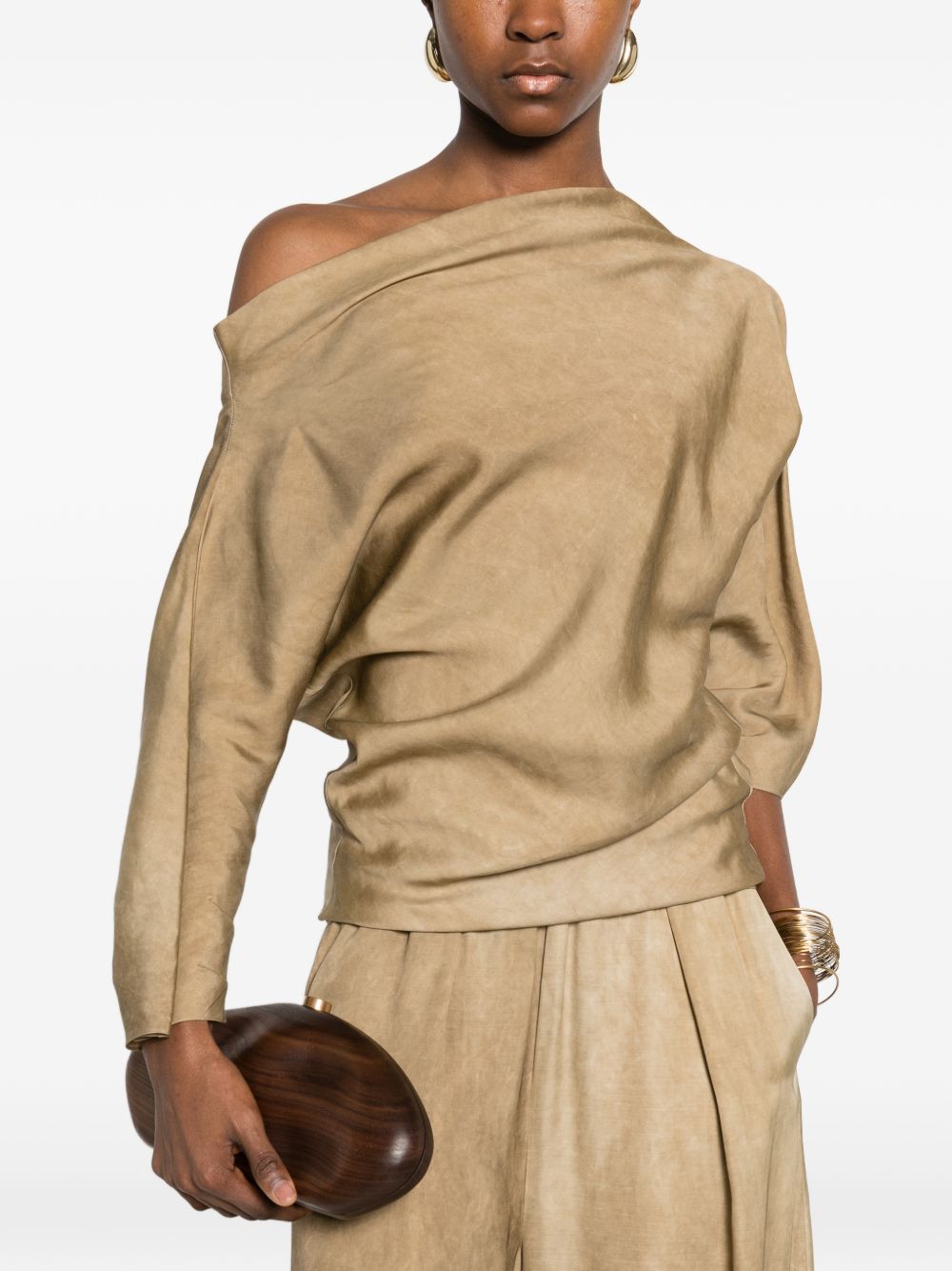 Cortana Top Brown Lyocel Modal