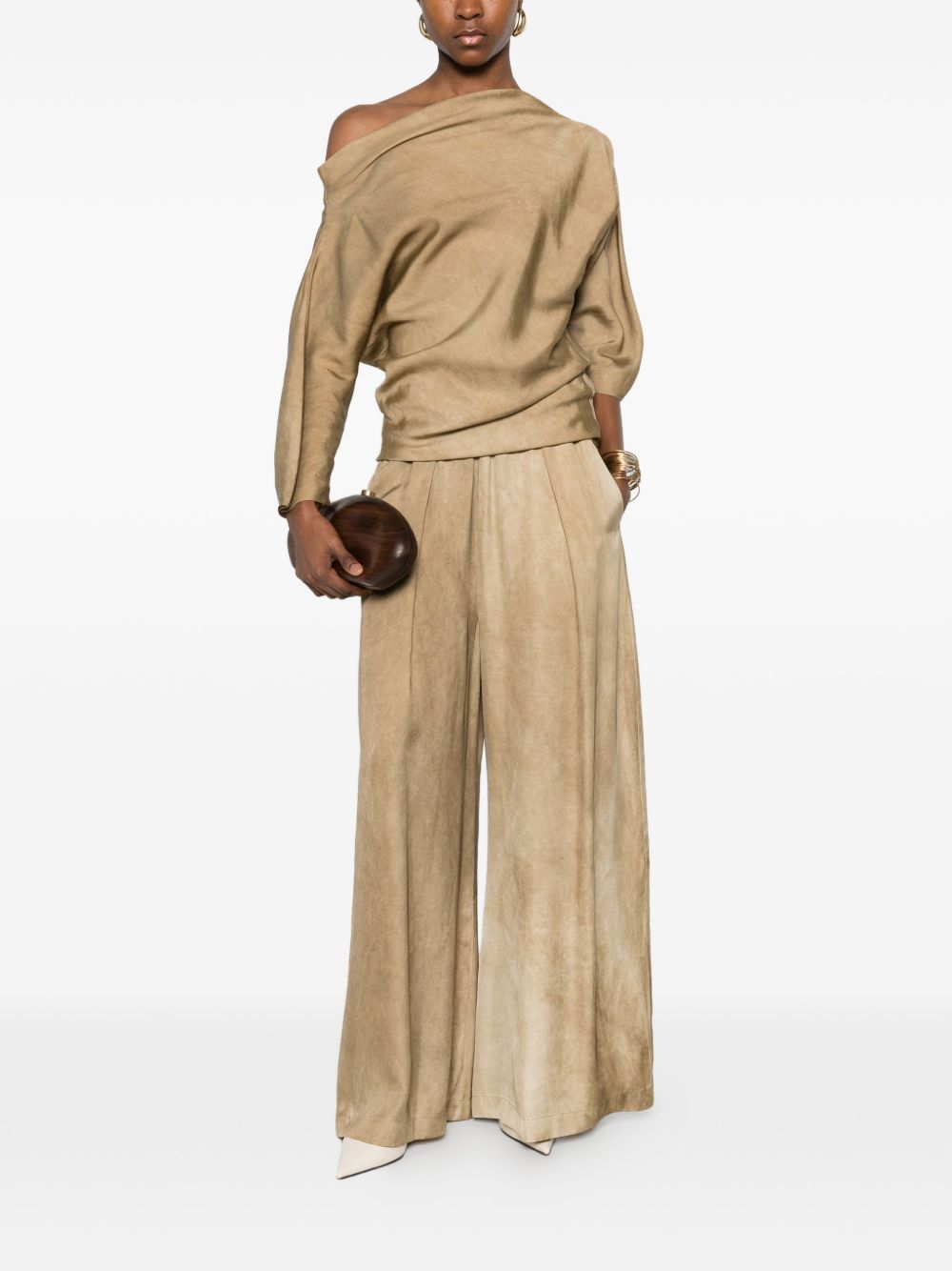 Cortana Top Brown Lyocel Modal