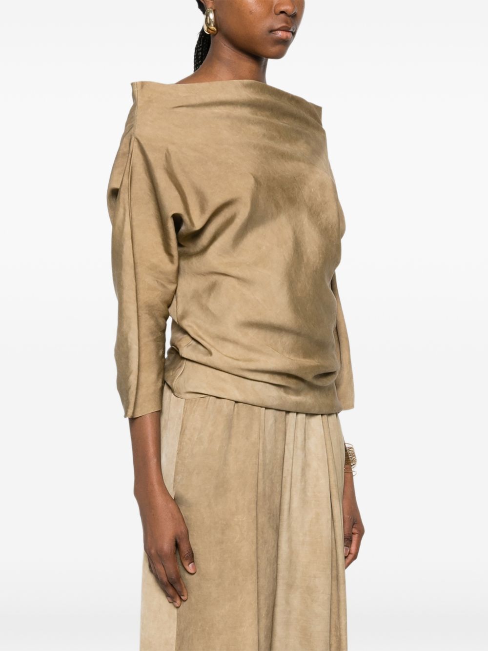 Cortana Top Brown Lyocel Modal