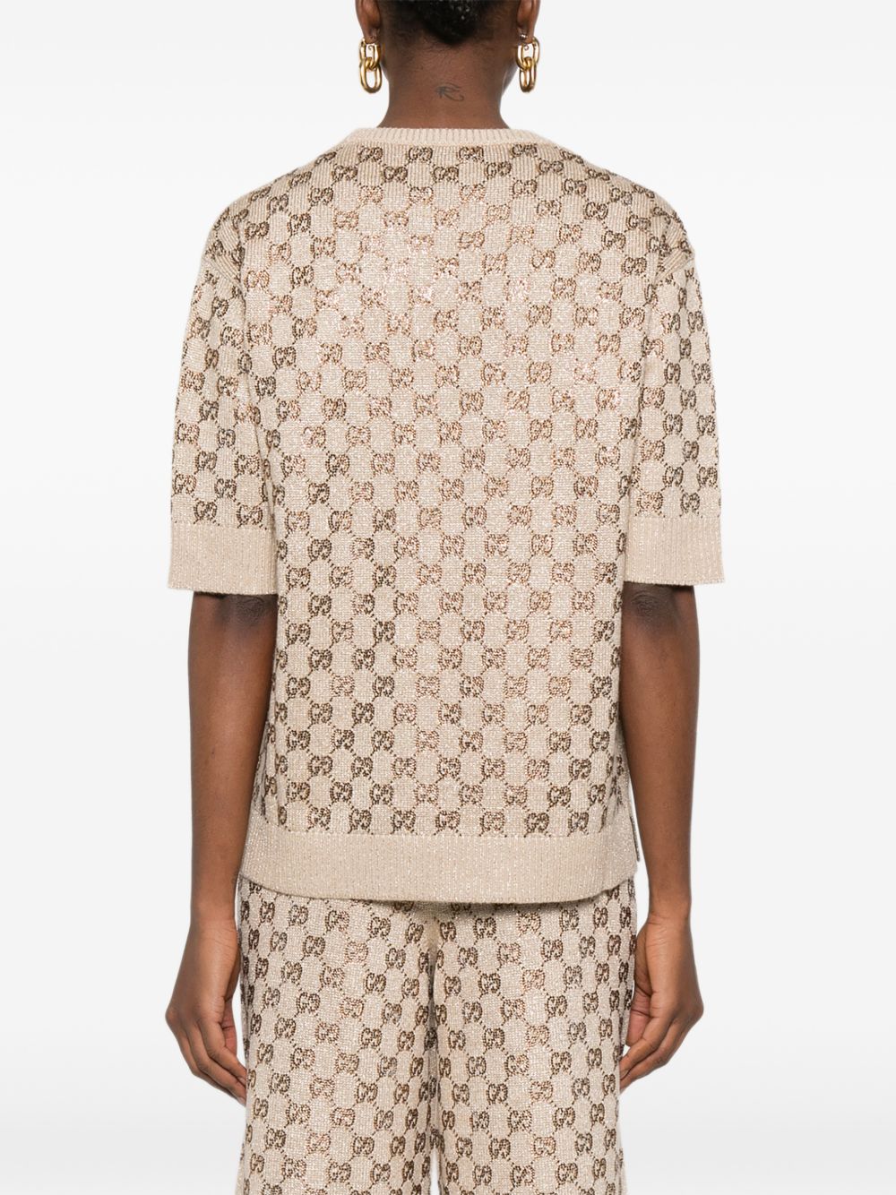 Gucci Sweaters Beige Wool Mix