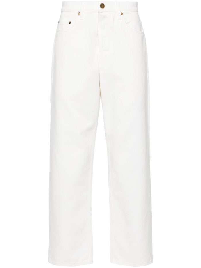 Golden Goose Jeans White Polyester Cotton
