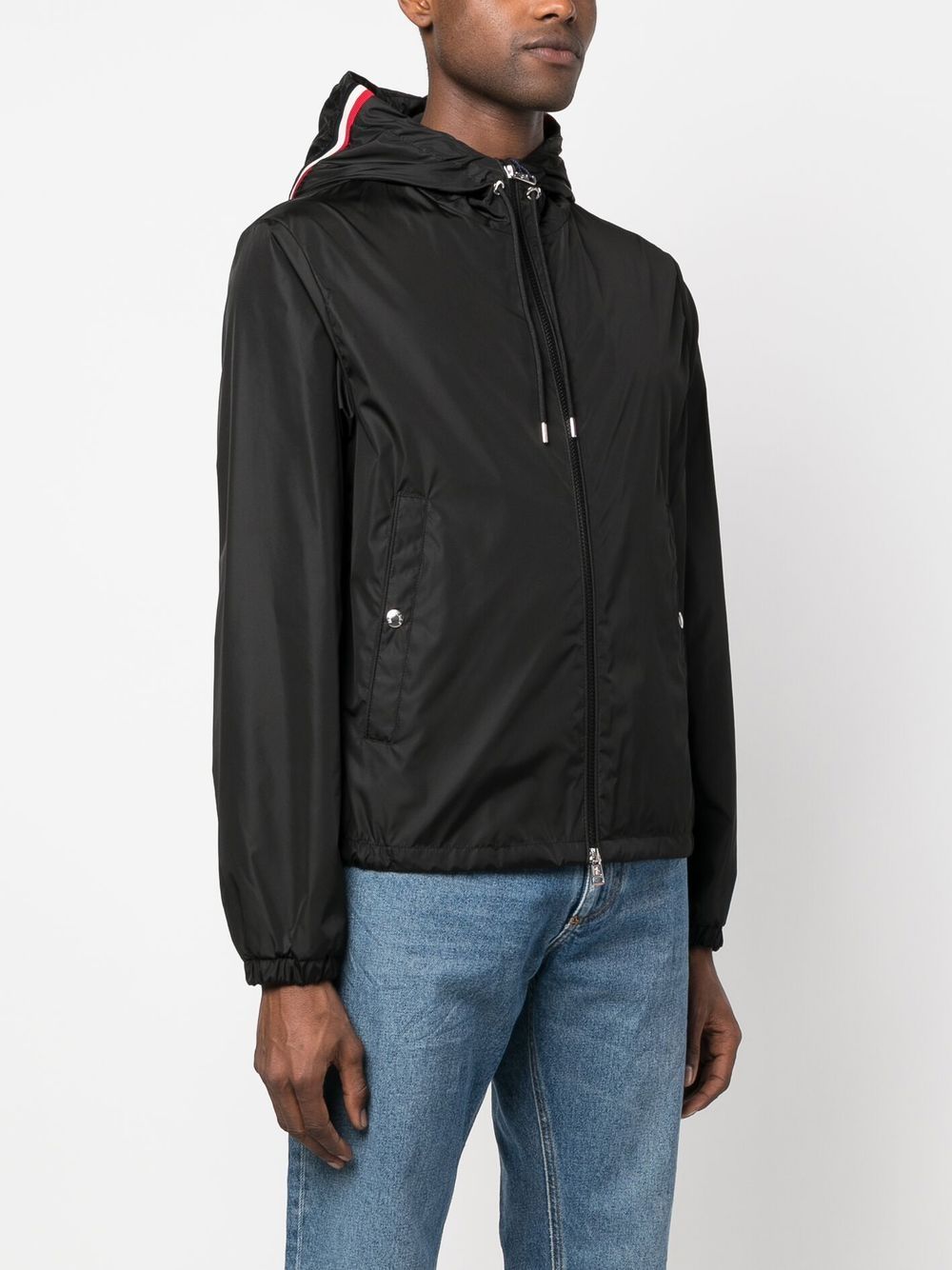 Moncler Coats Black Polyamide