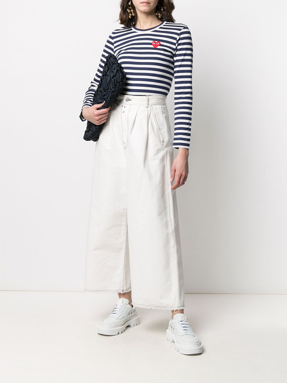 Comme des Garcons T-shirts and Polos Blue Cotton