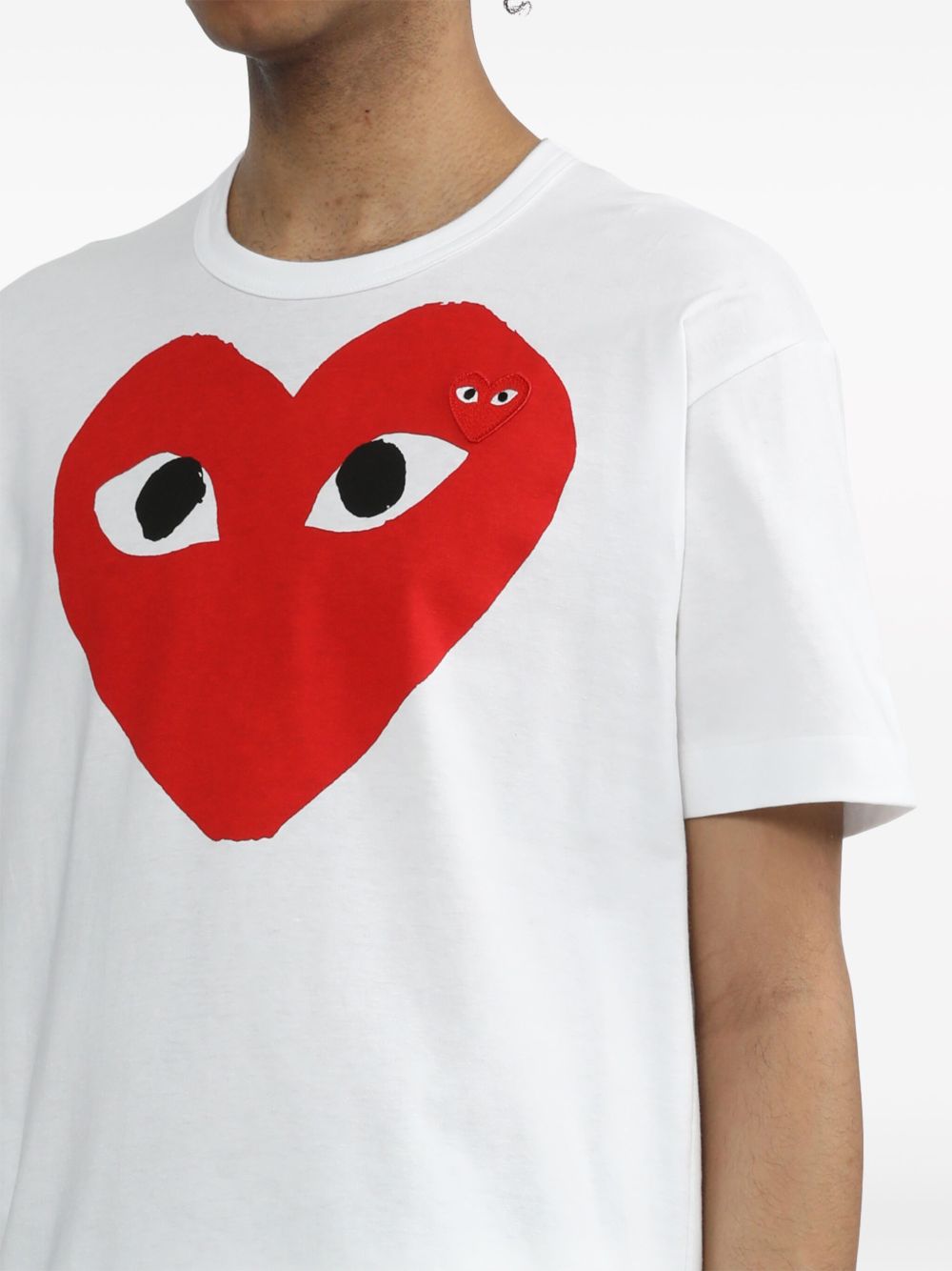 Comme des Garcons T-shirts and Polos White Cotton