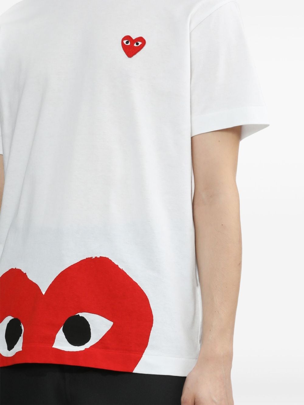 Comme des Garcons T-shirts and Polos White Cotton
