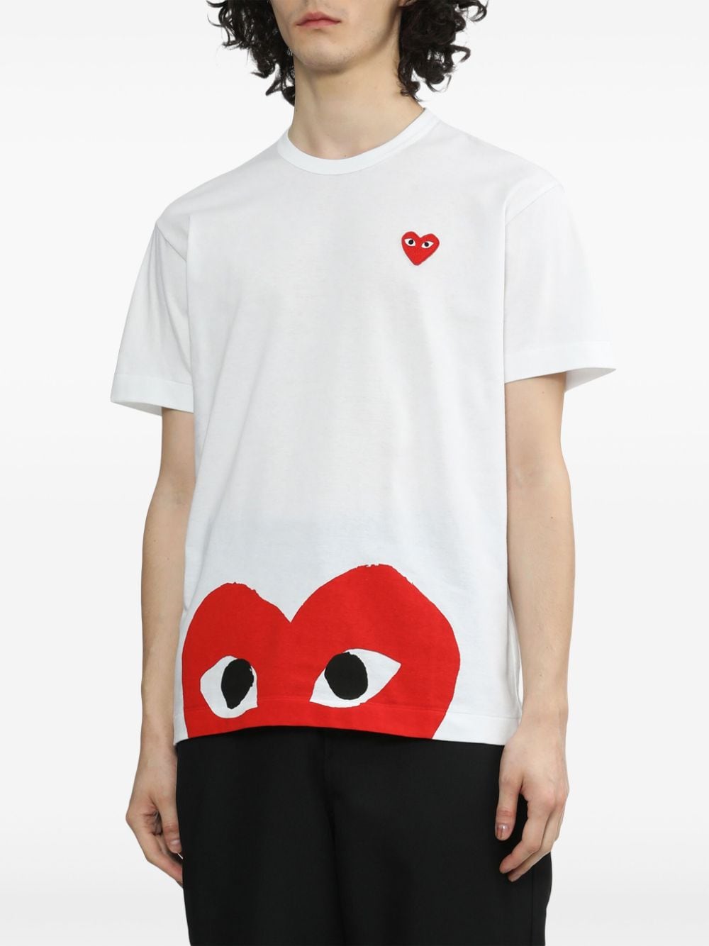Comme des Garcons T-shirts and Polos White Cotton