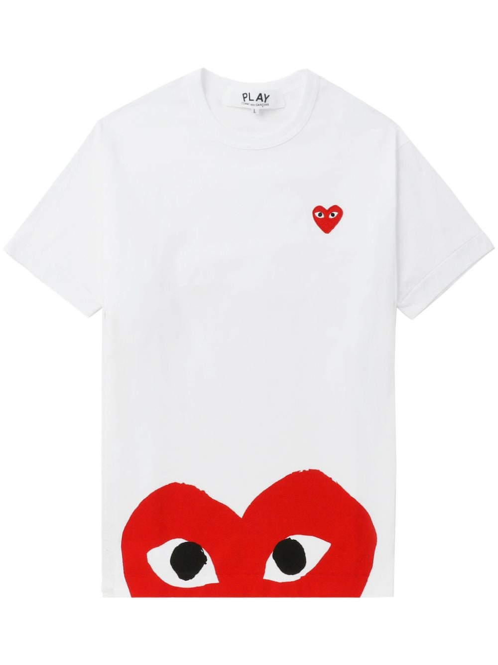 Comme des Garcons T-shirts and Polos White Cotton