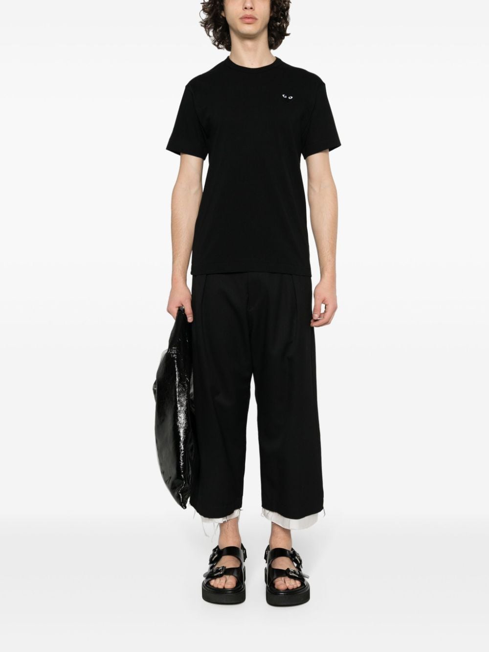 Comme Des Garcons T-Shirts And Polos Black Cotton