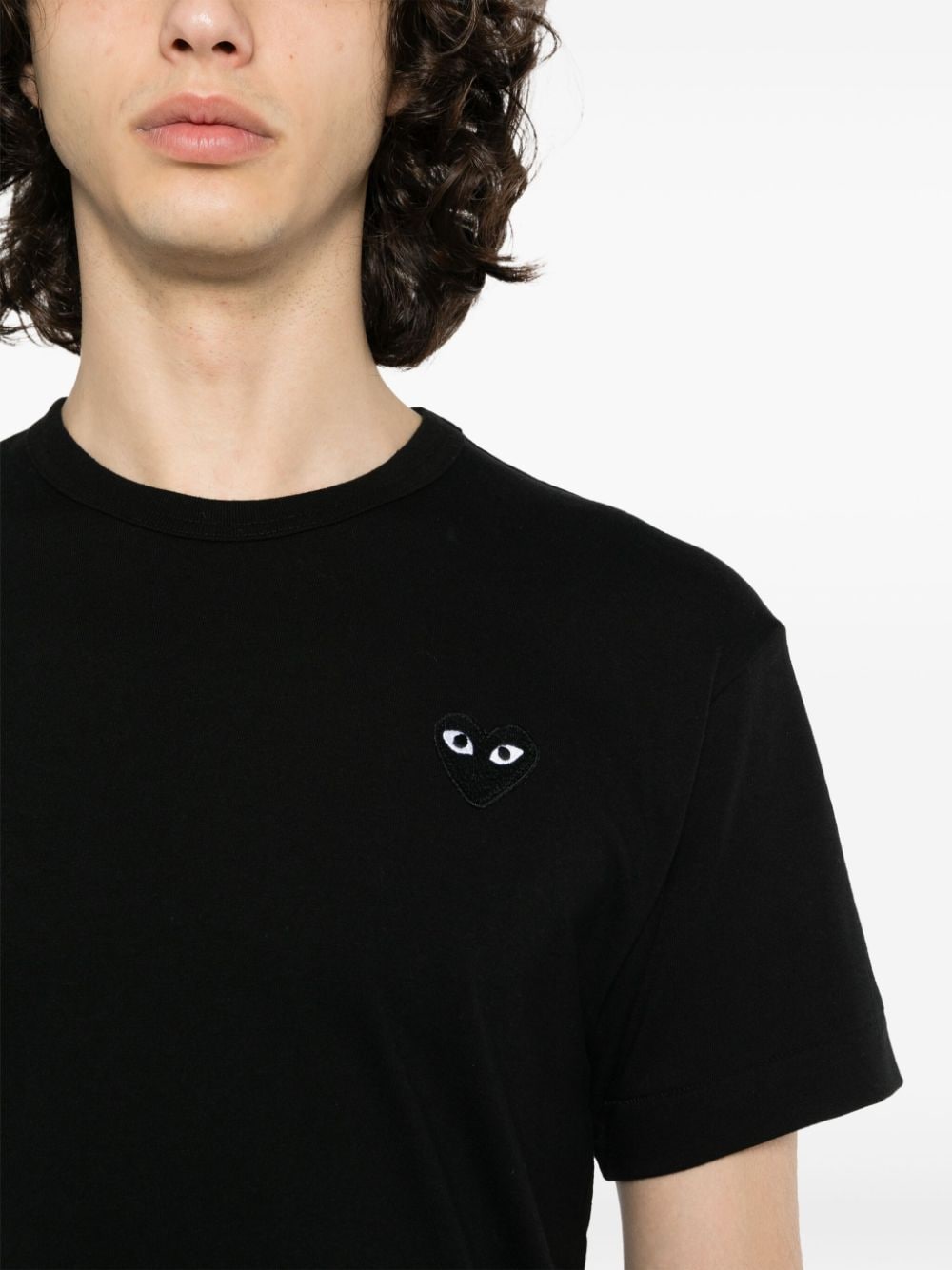 Comme Des Garcons T-Shirts And Polos Black Cotton
