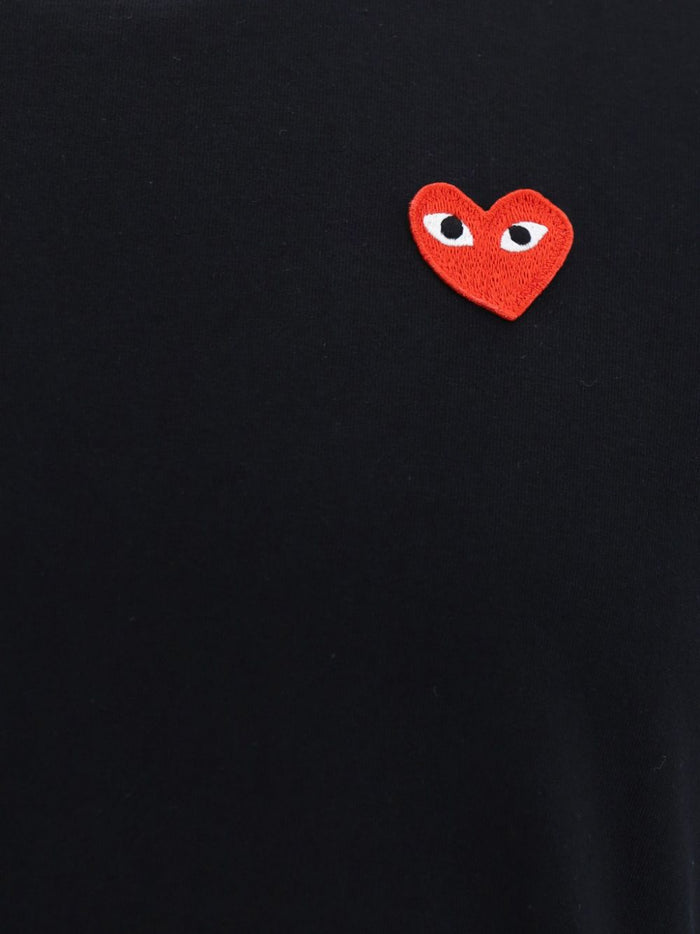 Comme des Garcons T-shirts and Polos Black Cotton