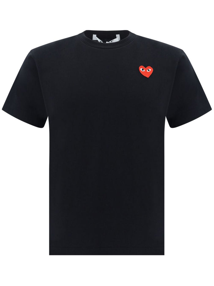 Comme des Garcons T-shirts and Polos Black Cotton
