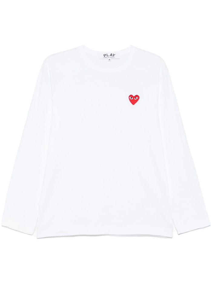 Comme des Garcons T-shirts and Polos White Cotton