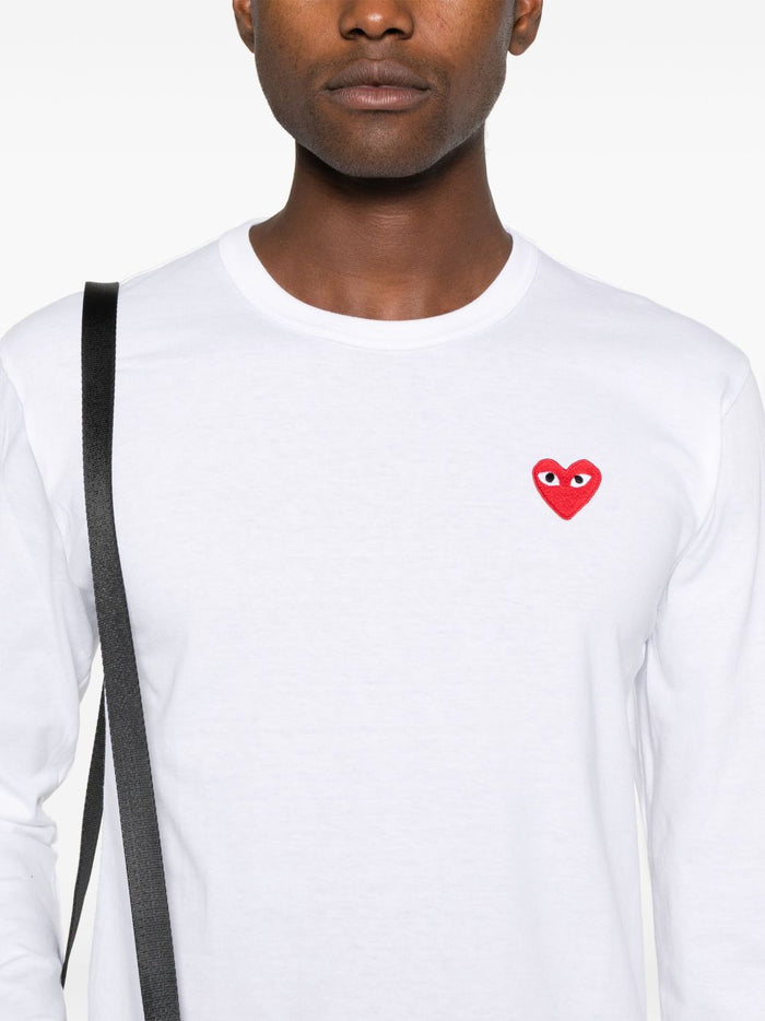 Comme des Garcons T-shirts and Polos White Cotton