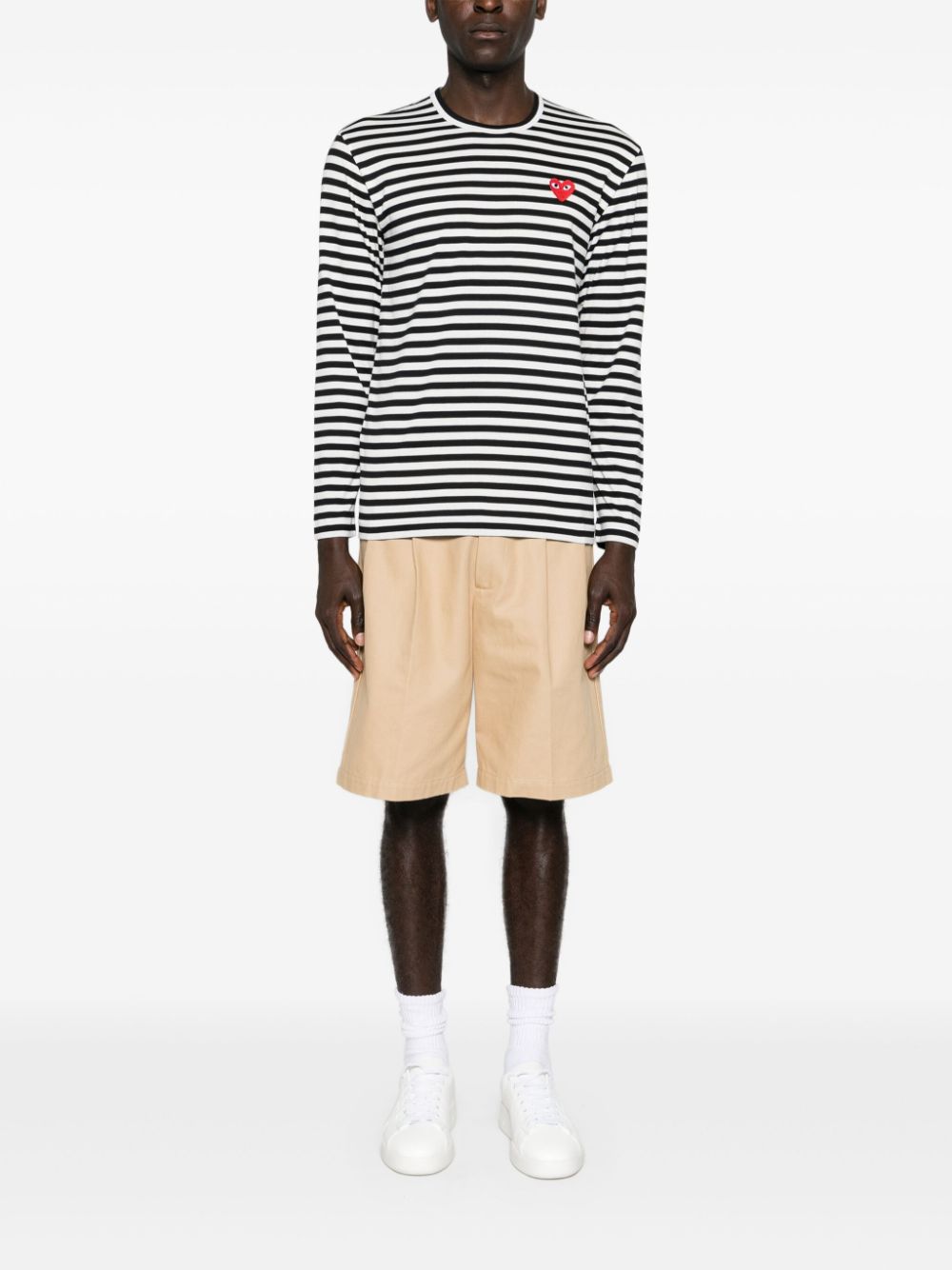 Comme des Garcons T-shirts and Polos Black Cotton