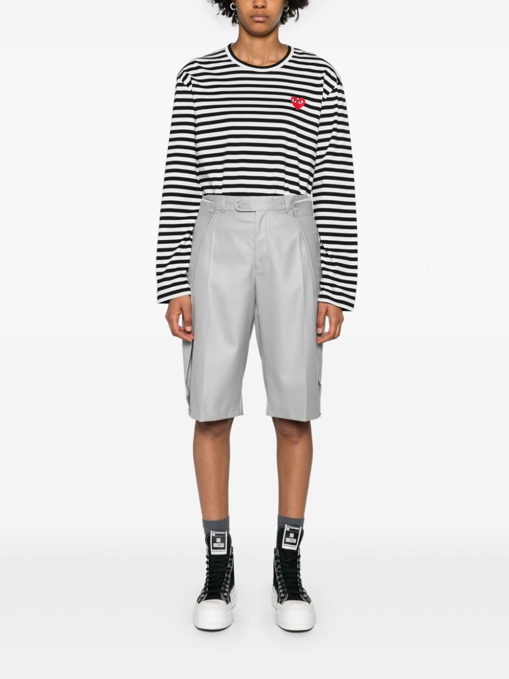 Comme des Garcons T-shirts and Polos Black Cotton
