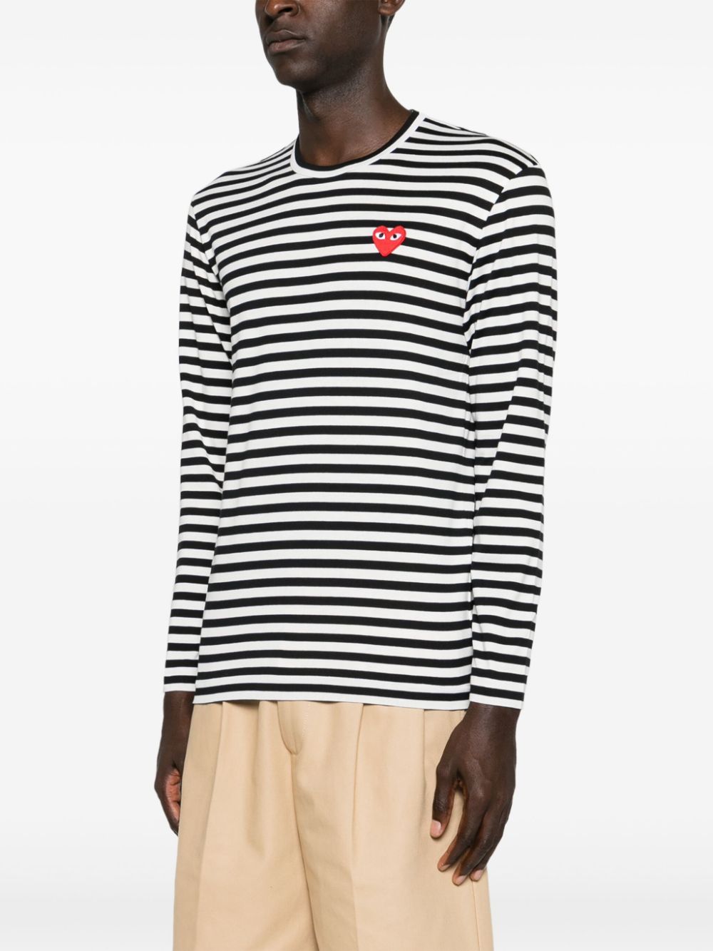Comme des Garcons T-shirts and Polos Black Cotton