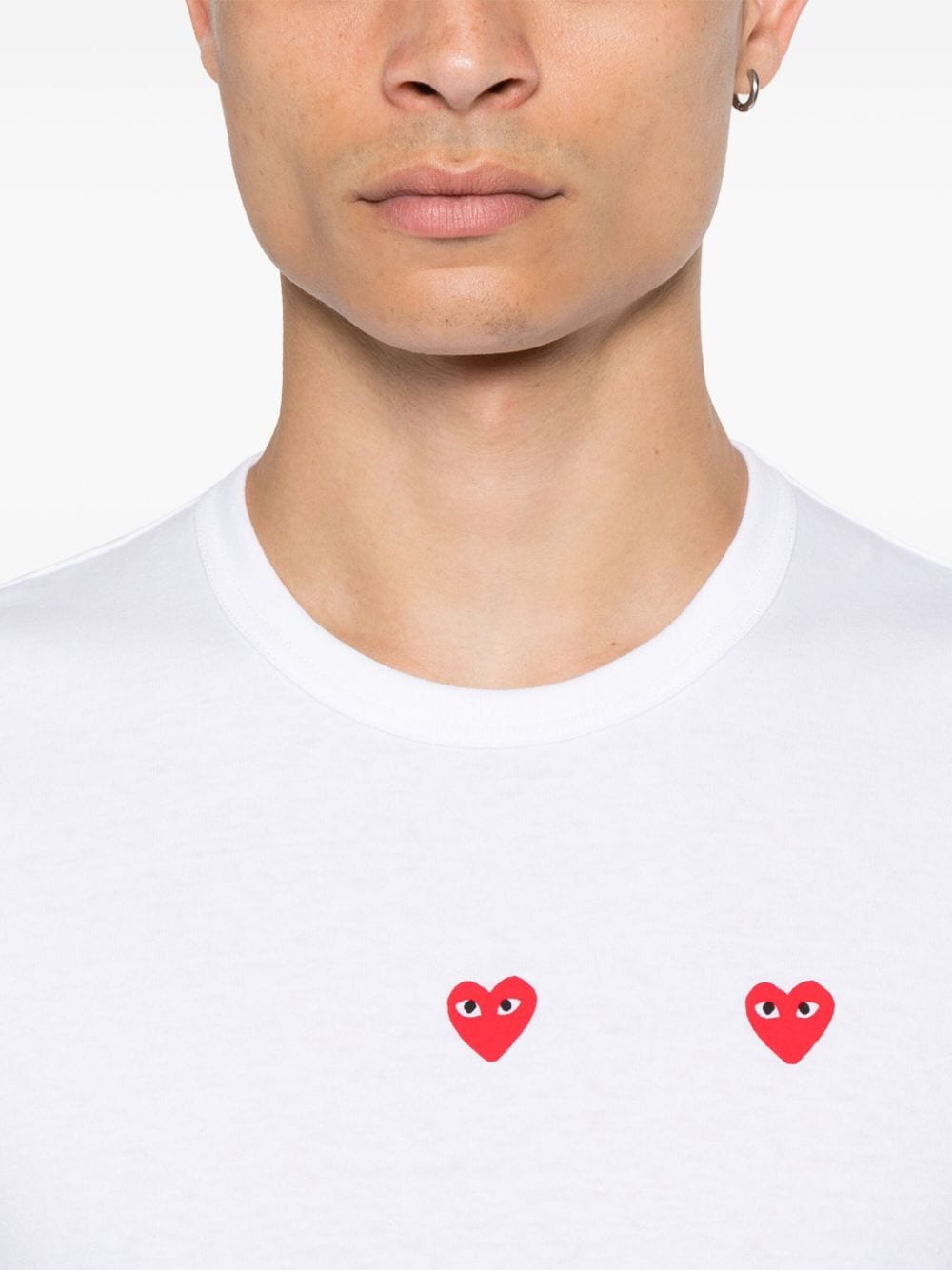 Comme des Garcons T-shirts and Polos White Cotton