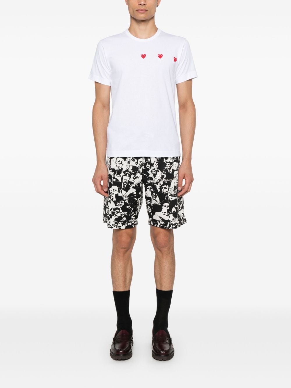 Comme des Garcons T-shirts and Polos White Cotton