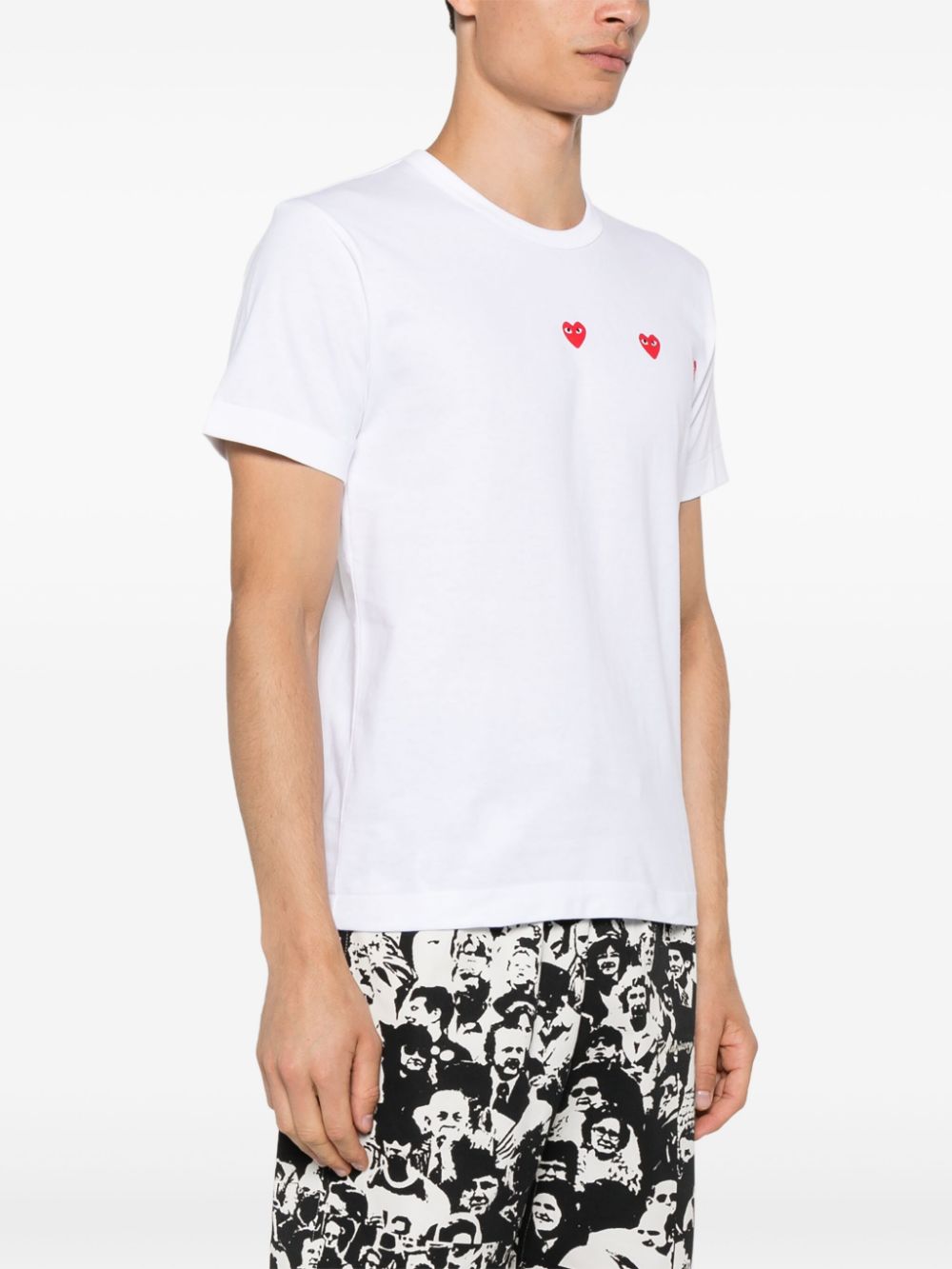 Comme des Garcons T-shirts and Polos White Cotton